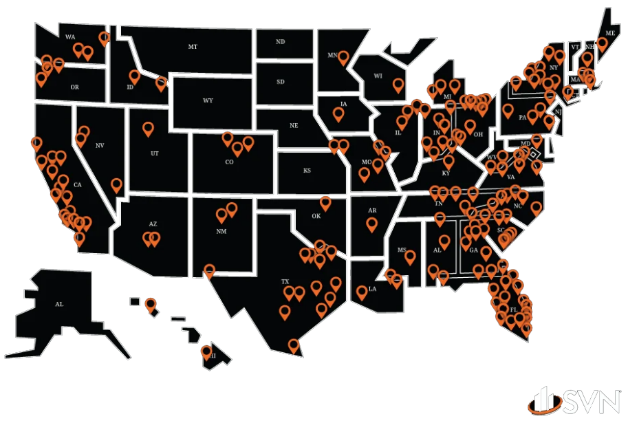 SVN Commercial Partners Map